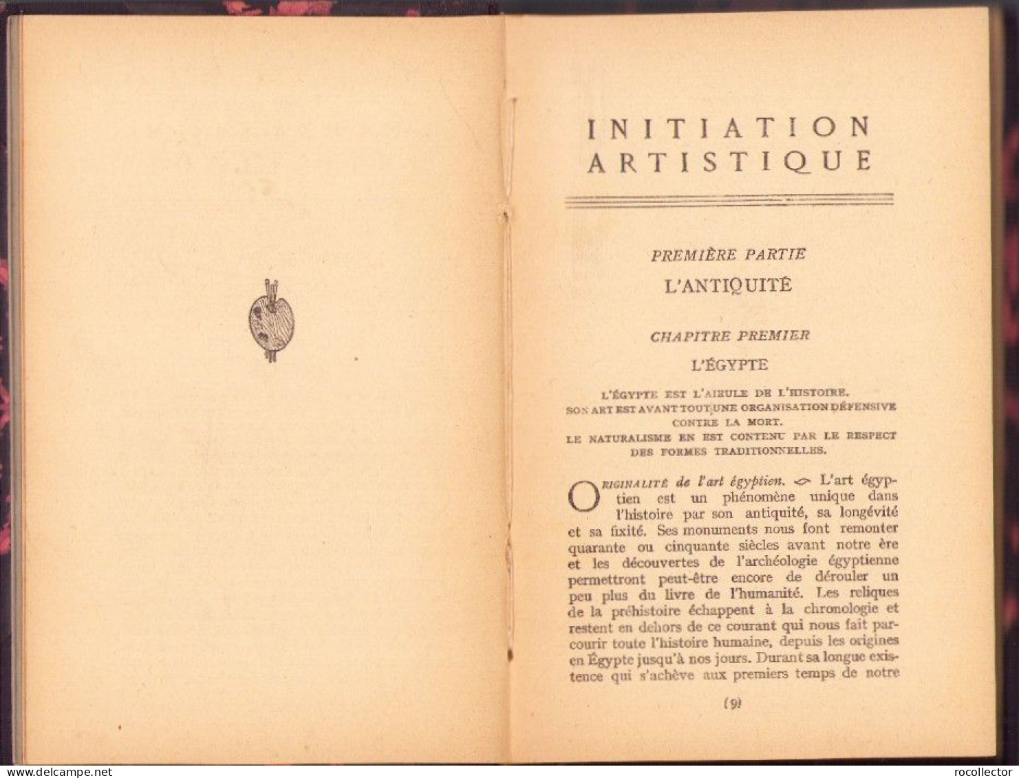 Initiation Artistique Par Louis Hourticq 1921 C3861N - Alte Bücher