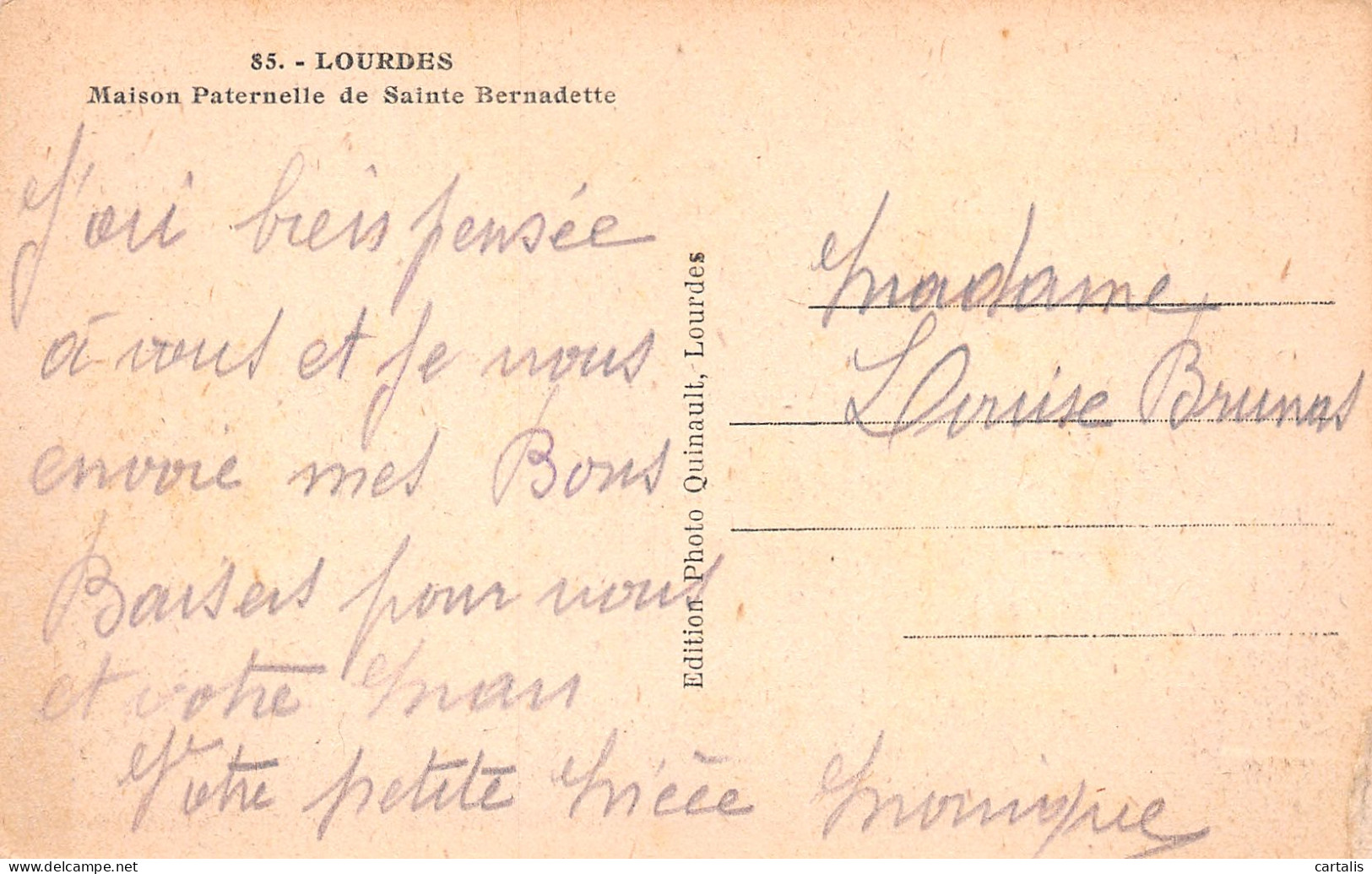 65-LOURDES-N°3882-G/0065 - Lourdes