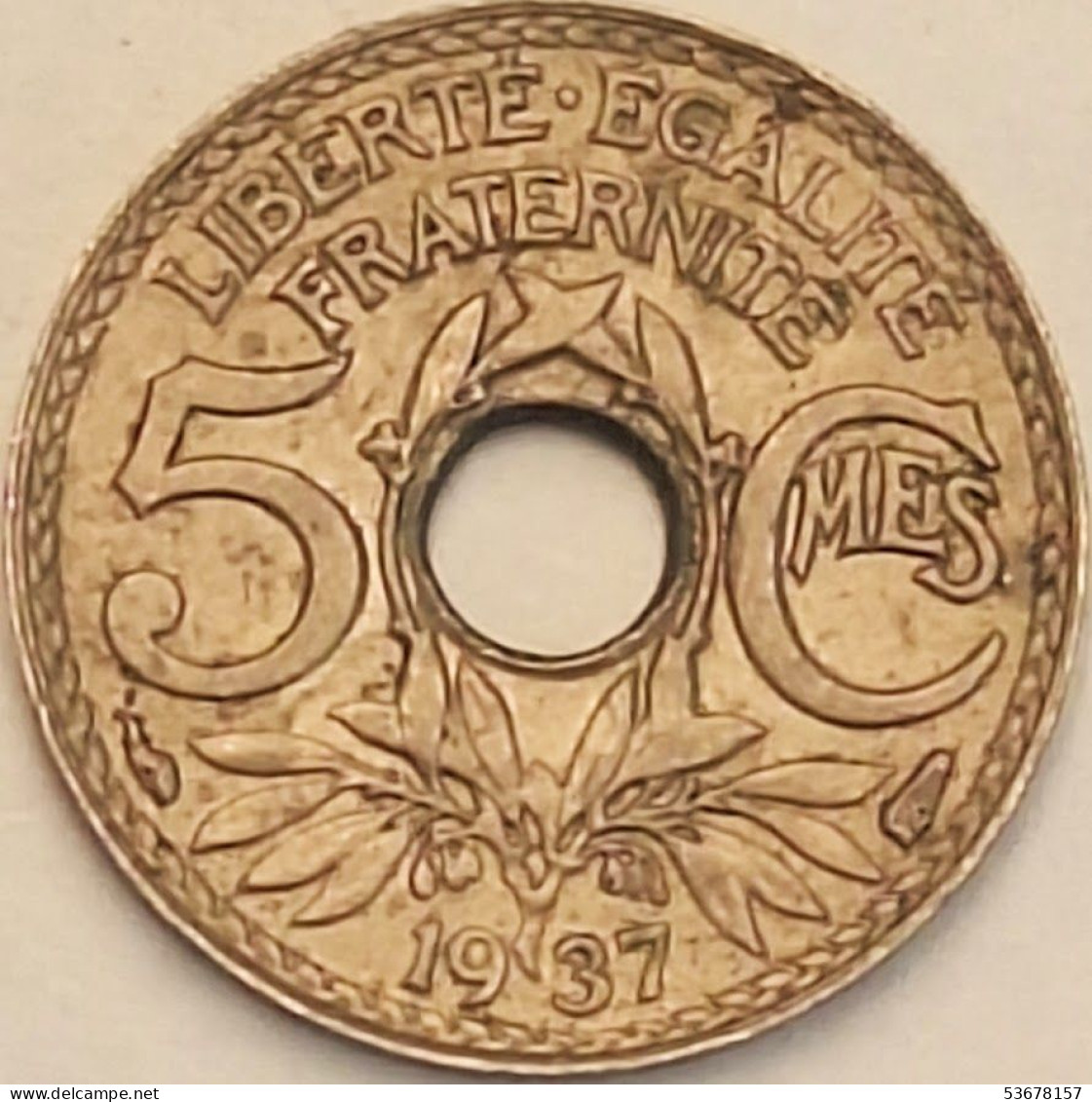 France - 5 Centimes 1937, KM# 875 (#3979) - 5 Centimes