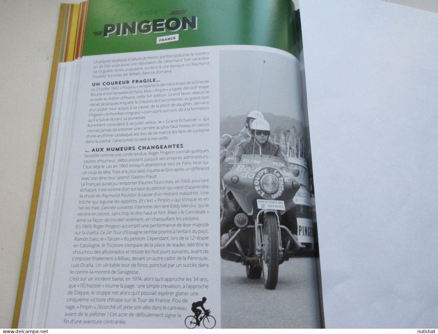CYCLISME COUPURE LIVRE EC116 Roger PINGEON LEJEUNE JOBO    - Sport