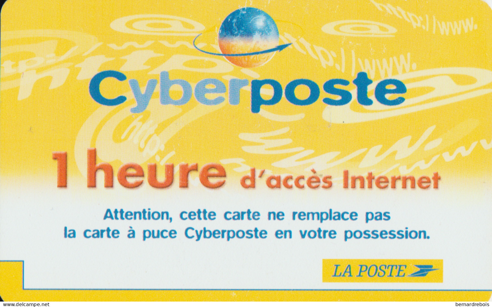 TC22 - TICKET CYBERPOSTE, 1 HEURE, Pour 1 € - Tickets FT