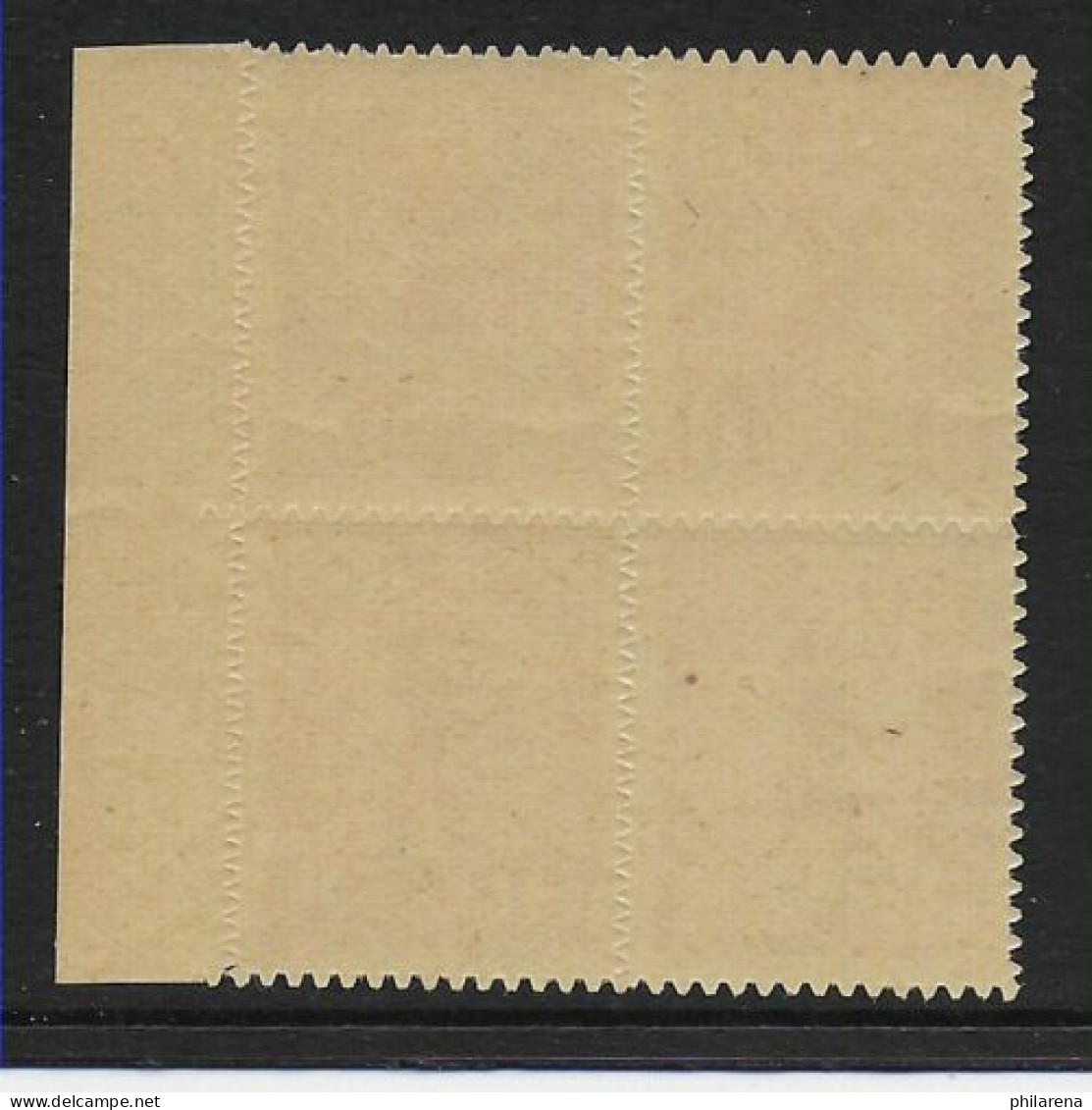 MiNr. 3 B XIX,  Postfrisch, ** Viererblock Seitenrand - Nuovi