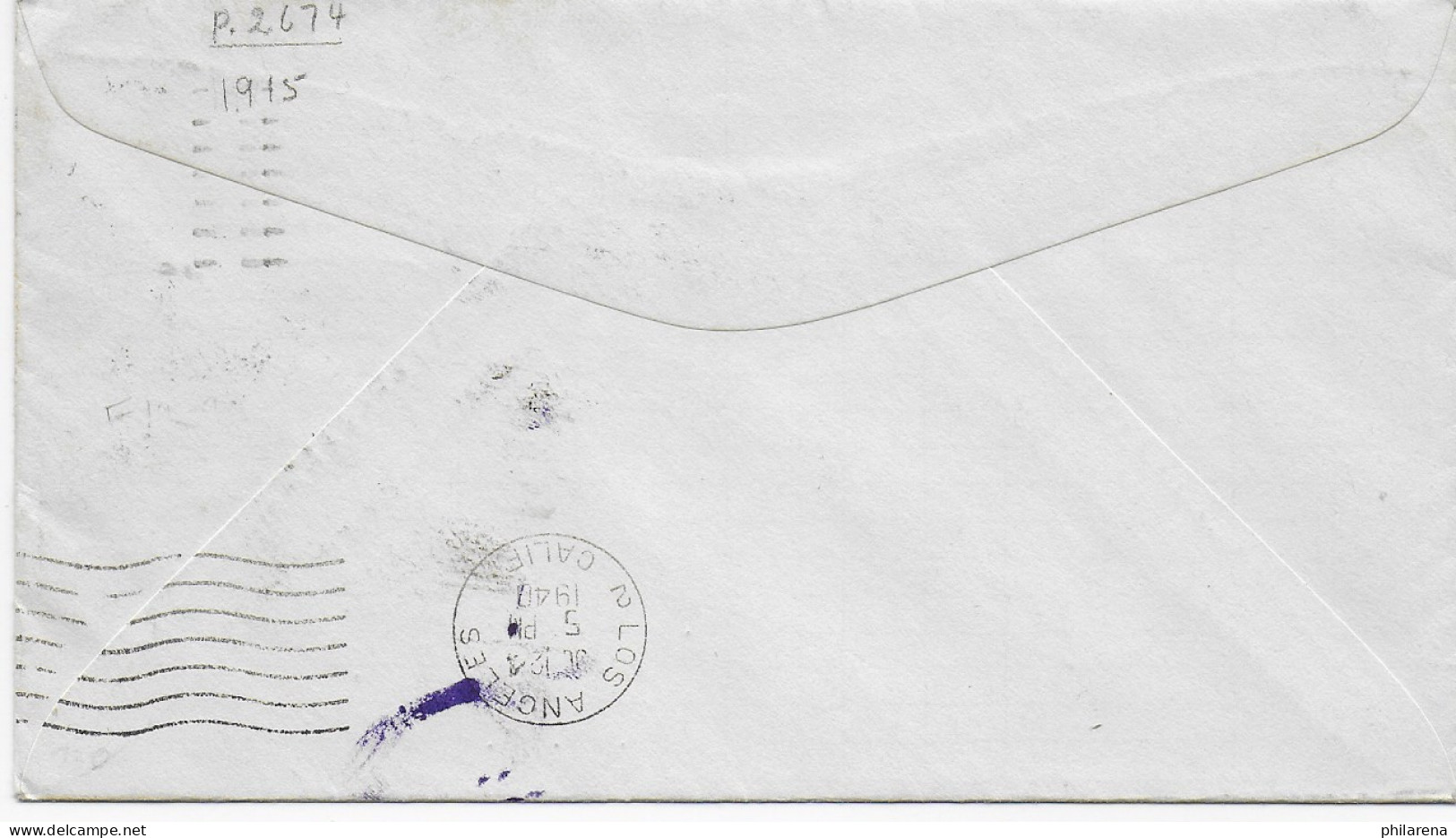 Auckland 1940, Letter To Worcester, Mass/USA, Air Mail - Autres & Non Classés
