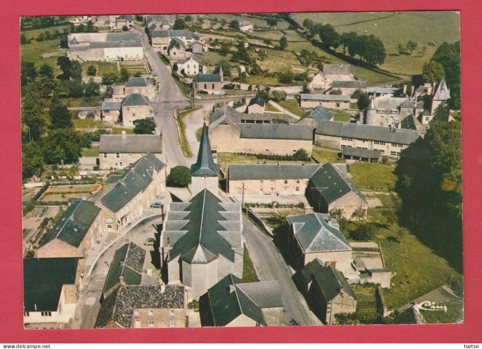 Schaltin - Vue Aérienne - Le Centre - 1974  ( Voir Verso ) - Hamois