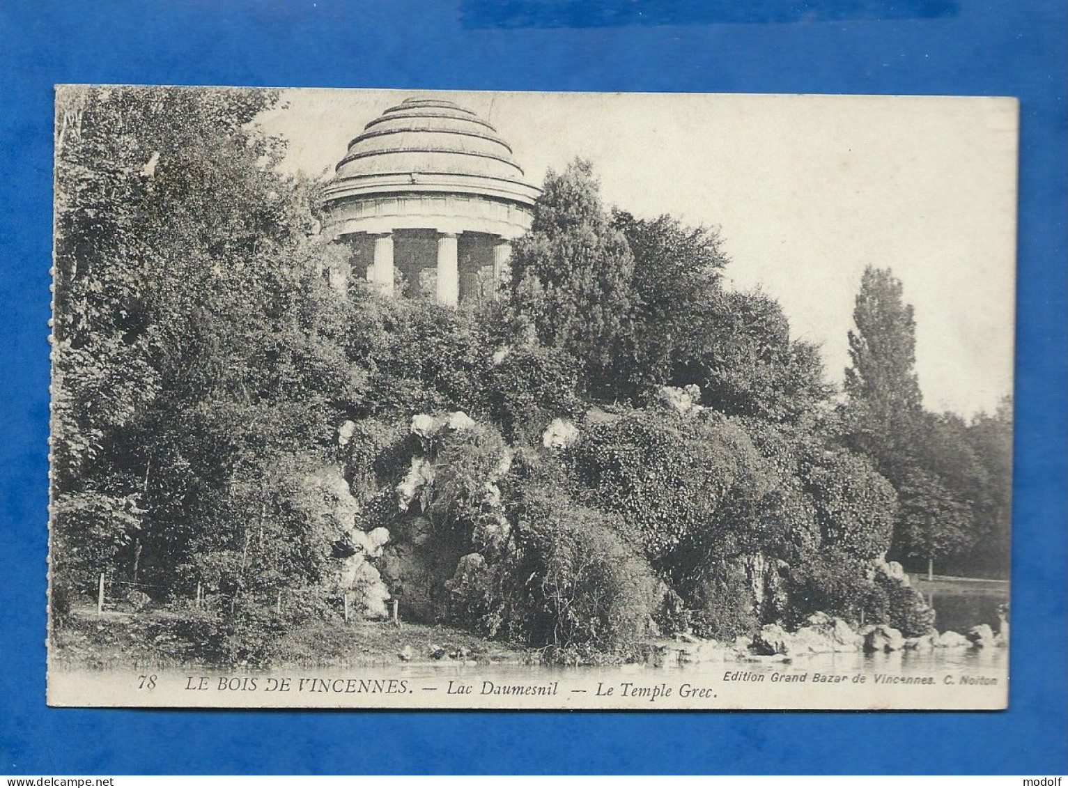 CPA - 75 - Paris - Bois De Vincennes - Lac Daumesnil - Le Temple Grec - Circulée - Distretto: 12