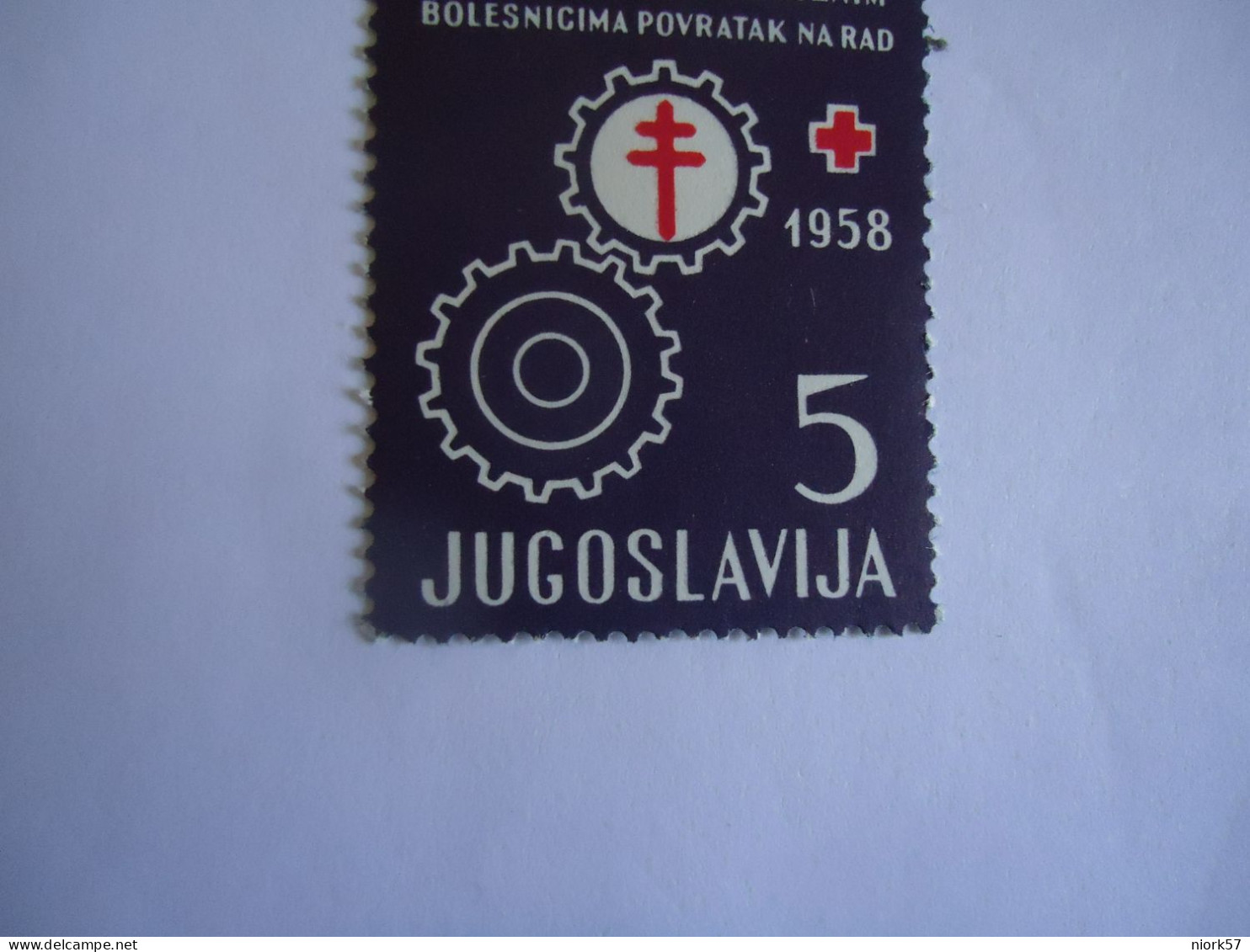 YUGOSLAVIA MNH   STAMPS  RED CROSS 1958 - Red Cross