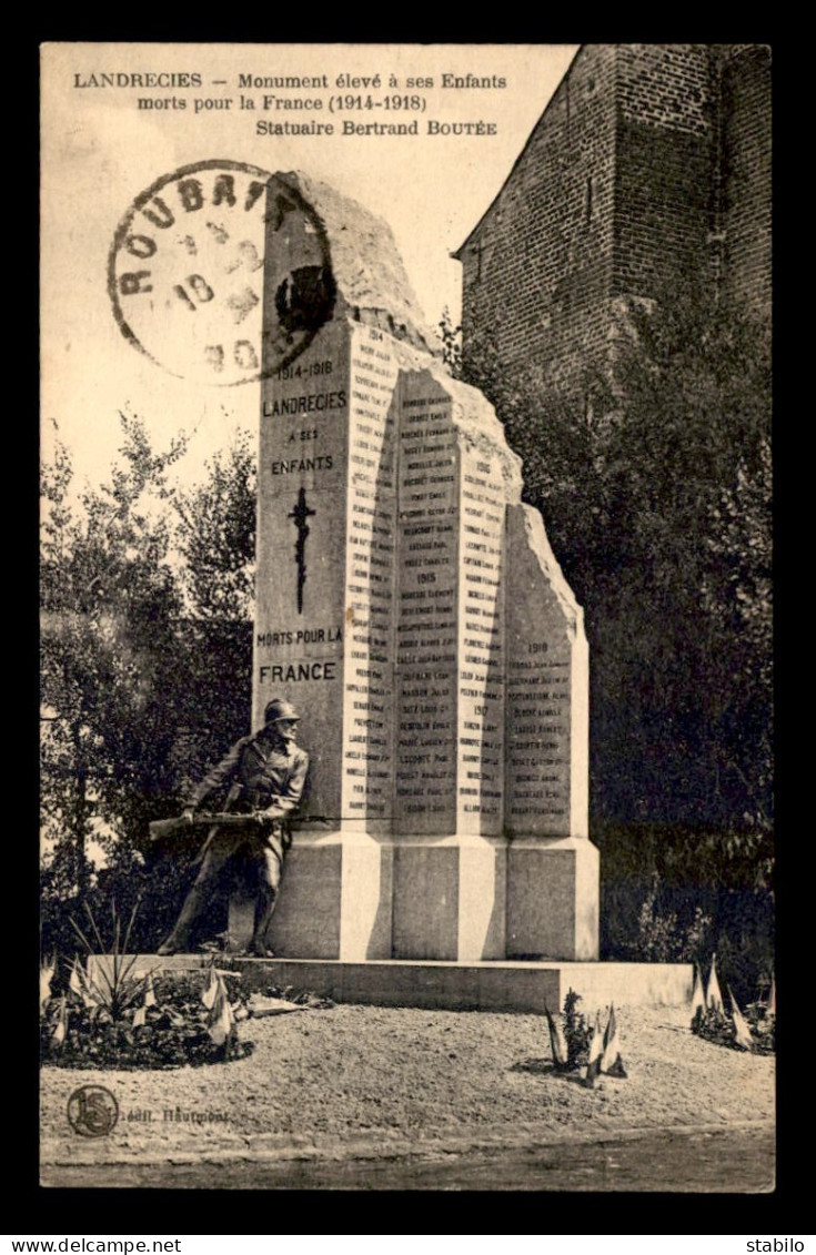 59 - LANDRECIES - MONUMENT AUX MORTS - Landrecies