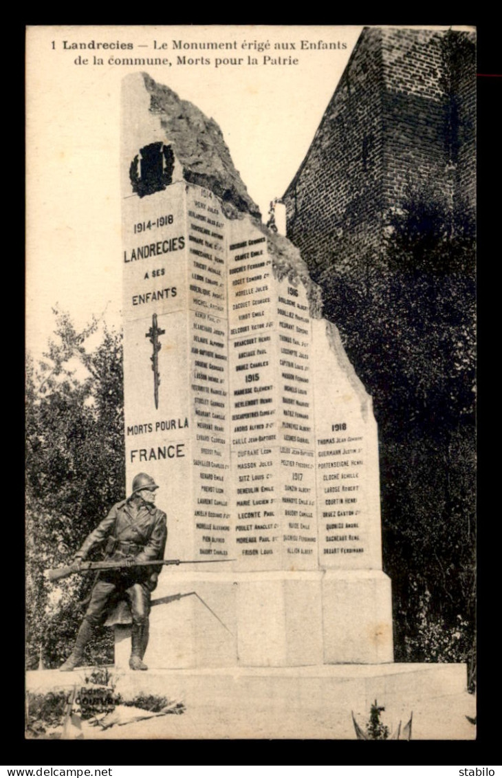 59 - LANDRECIES - MONUMENT AUX MORTS - Landrecies