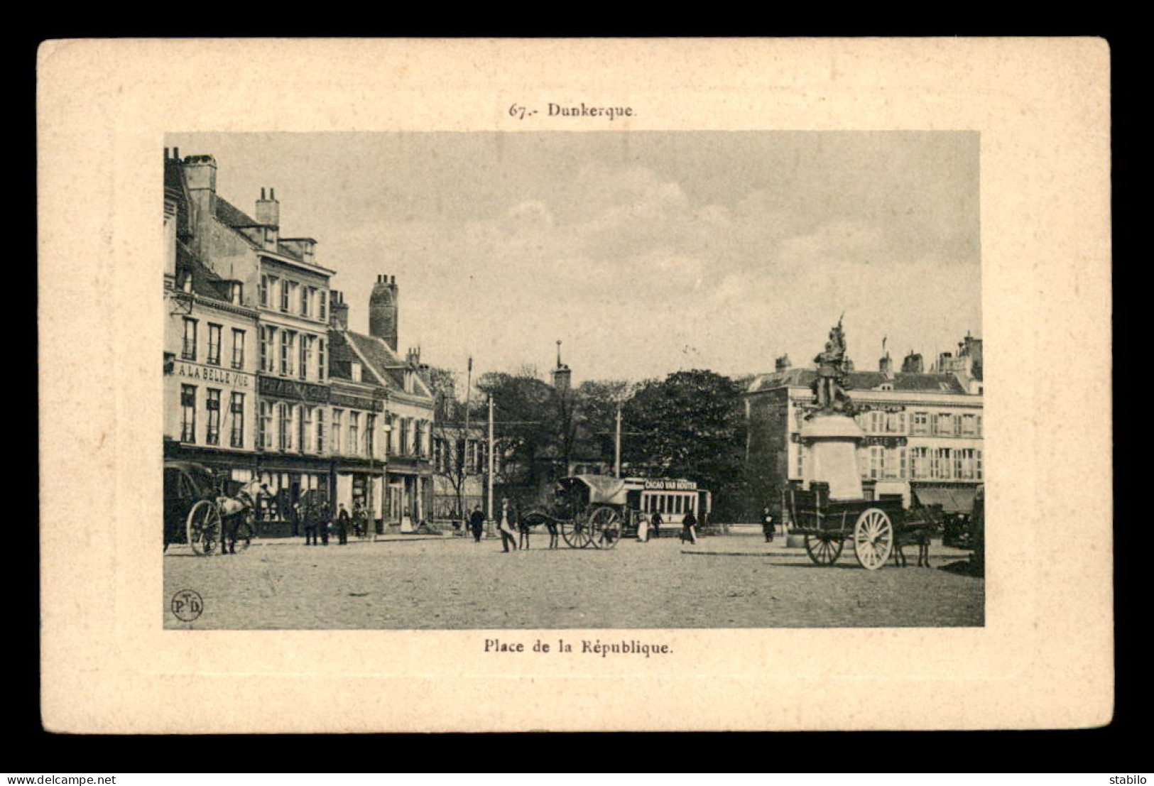 59 - DUNKERQUE - PLACE DE LA REPUBLIQUE - Dunkerque
