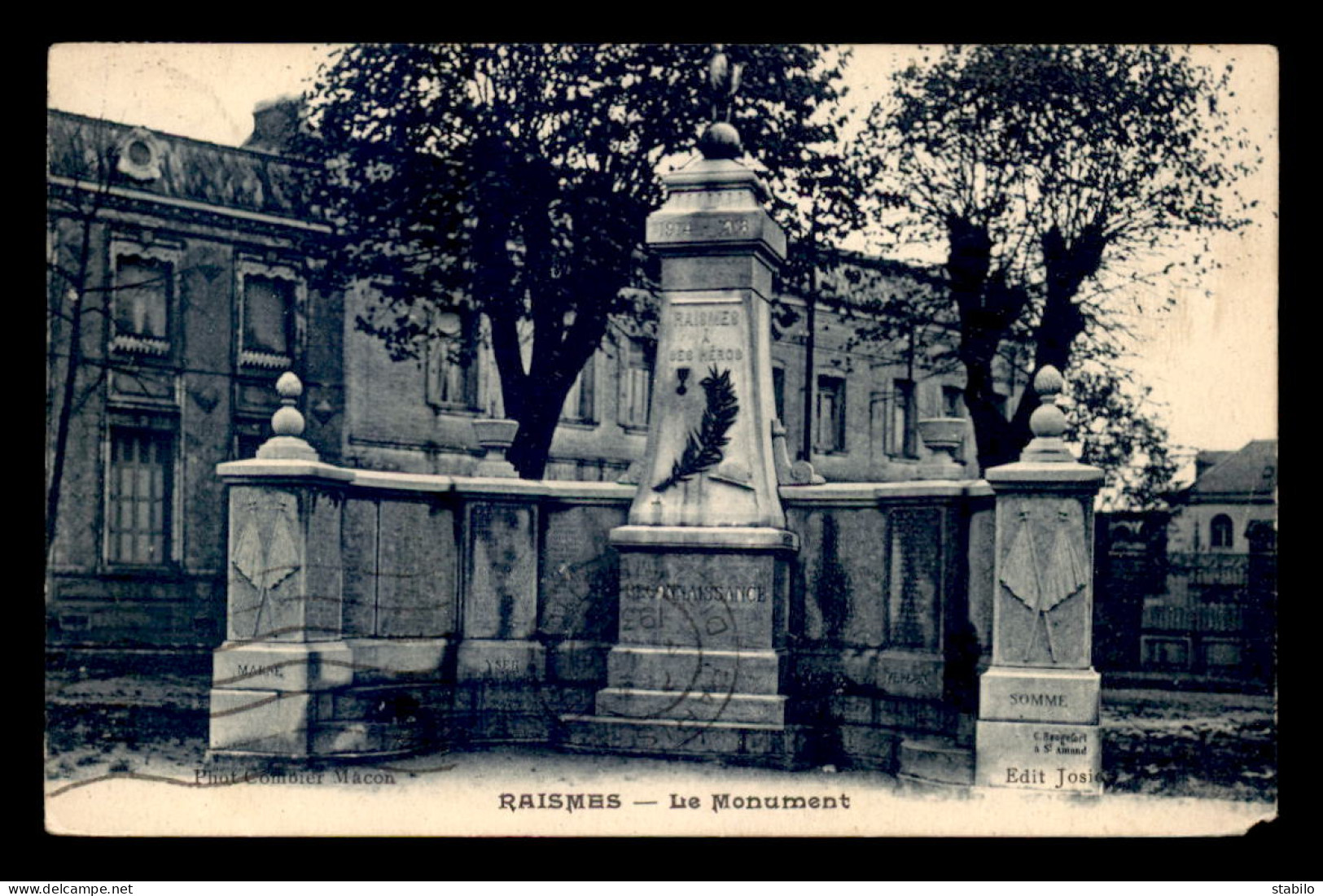 59 - RAISMES - LE MONUMENT AUX MORTS - Raismes