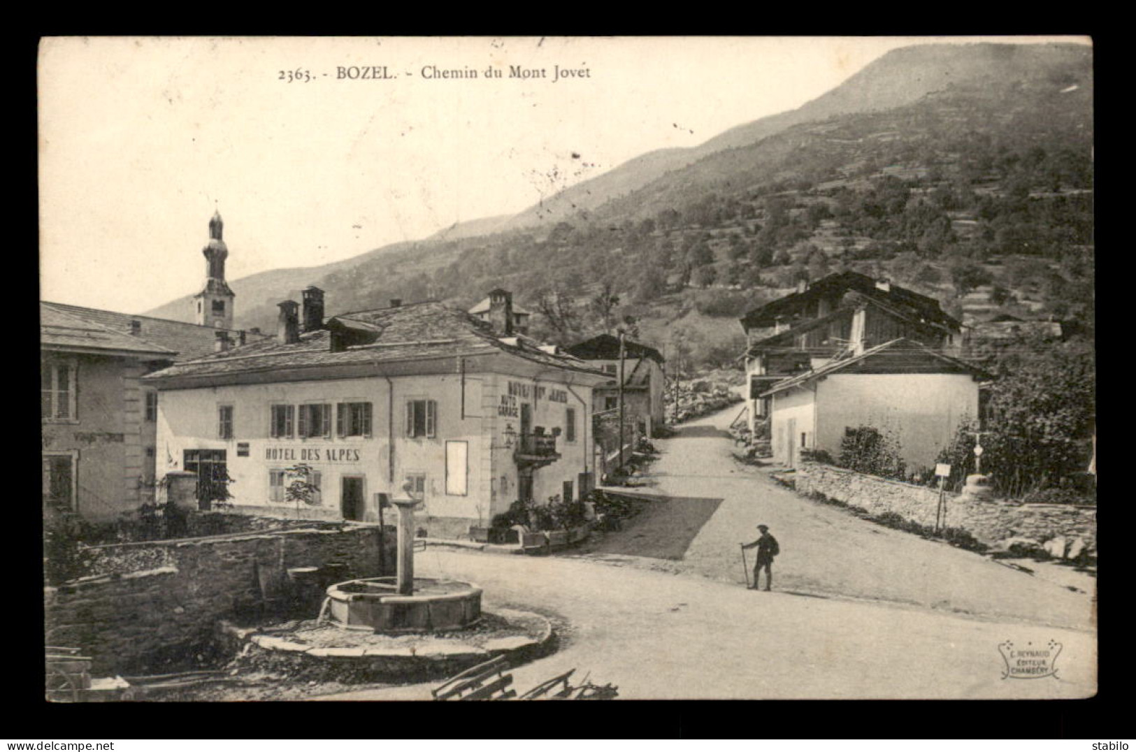 73 - BOZEL - CHEMIN DU MONT JOVET - HOTEL DES ALPES - Bozel