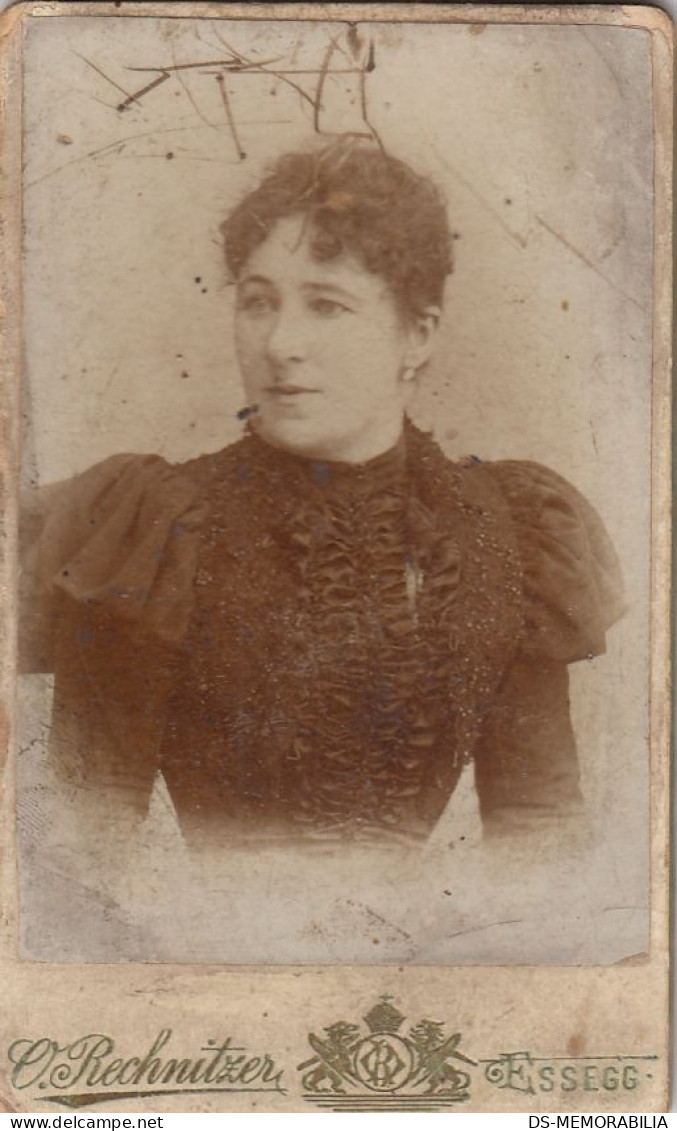 Elegant Woman Atelier Rechnitzer Essegg Osijek Croatia - Alte (vor 1900)