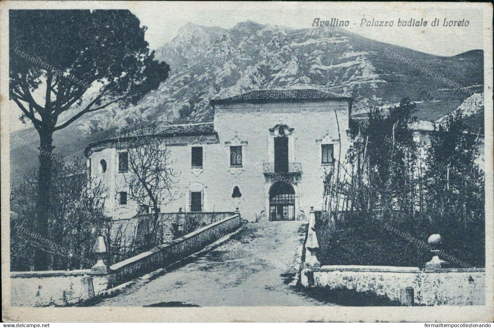 Cp64 Cartolina Avellino  Citta' Palazzo Badiale Di Loreto Campania - Avellino