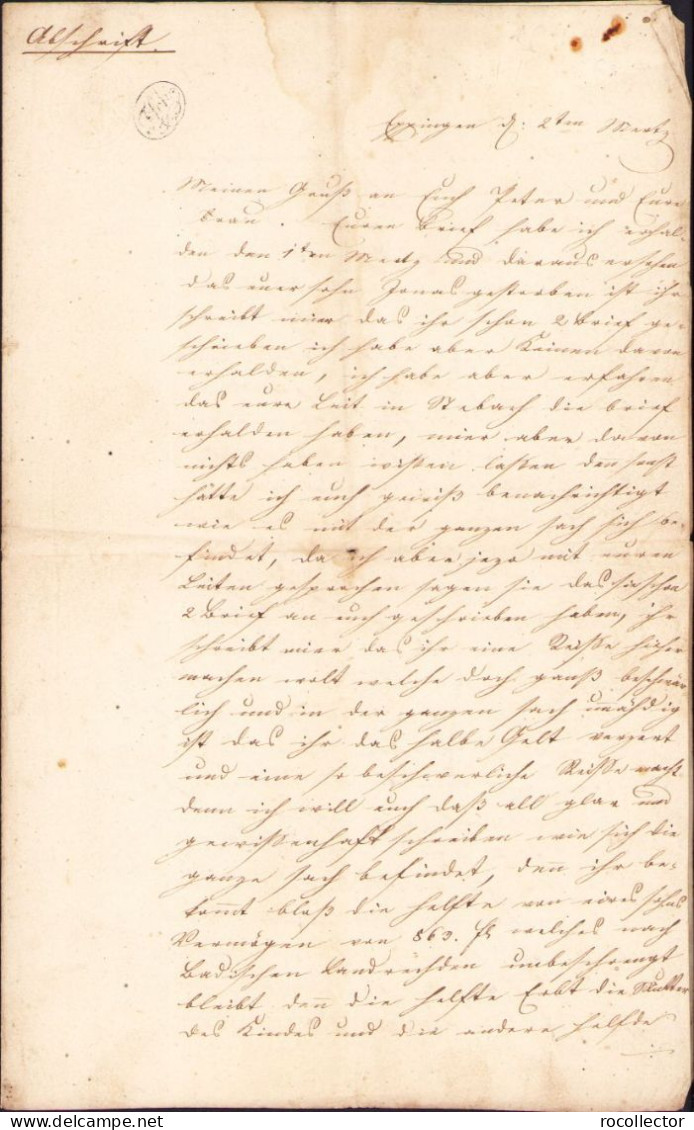 Old Document 1819 Baden A1328 - Ohne Zuordnung