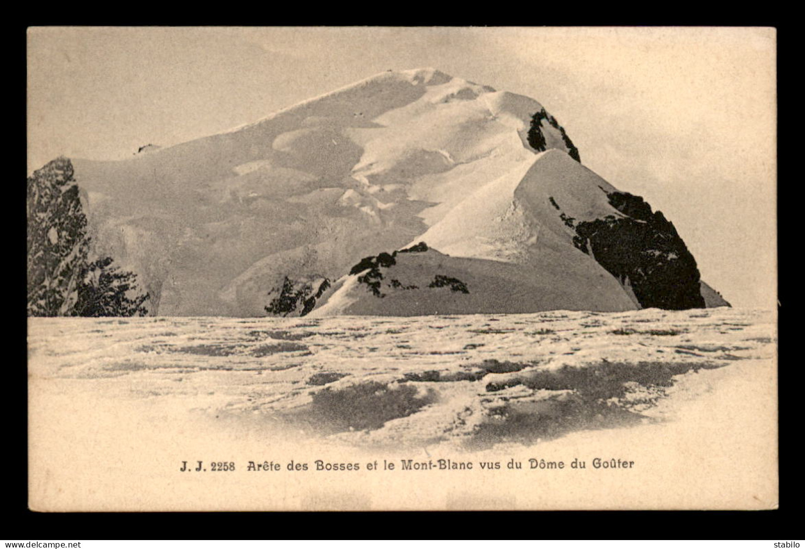 74 - ARETE DES BOSSES ET LE MONT-BLANC VUS DU DOME DU GOUTER - Autres & Non Classés