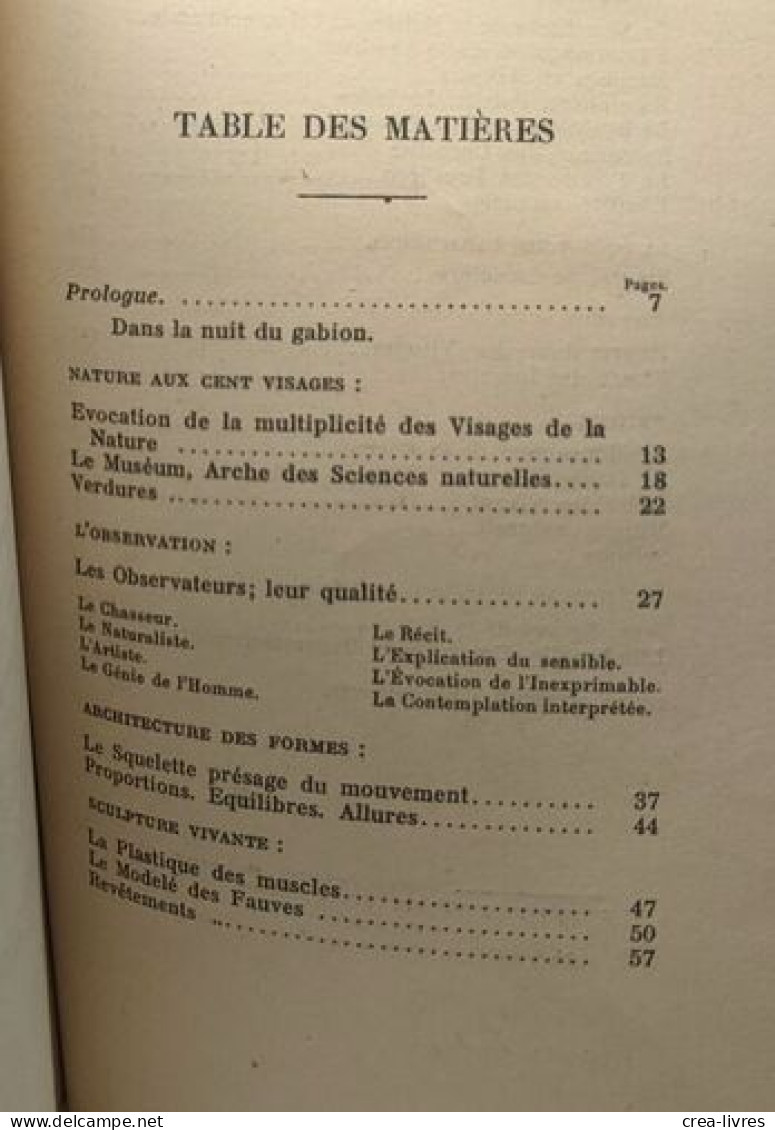 L'art La Vie Et Les Formes Tome I Nature Aux Cent Visages - Art