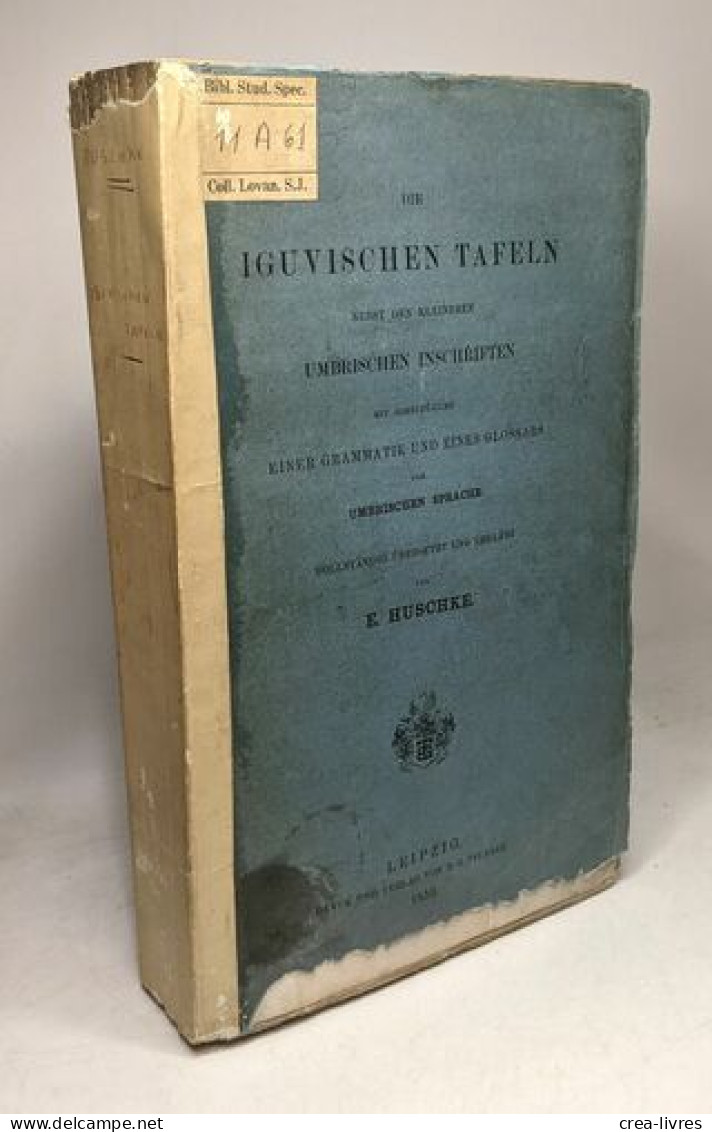 Die Iguvischen Tafeln - Geschiedenis