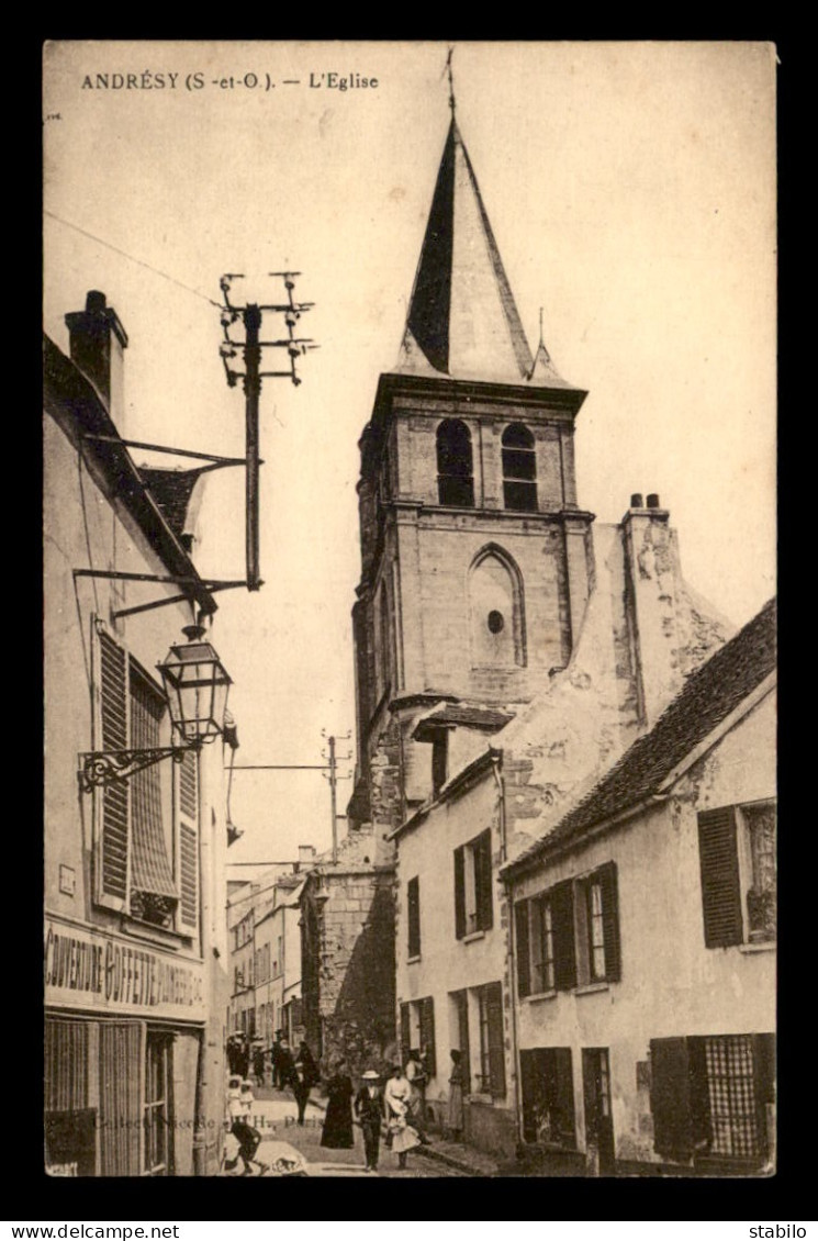 78 - ANDRESY - L'EGLISE - COUVERTURE-PLOMBERIE GOFFETTE - Andresy