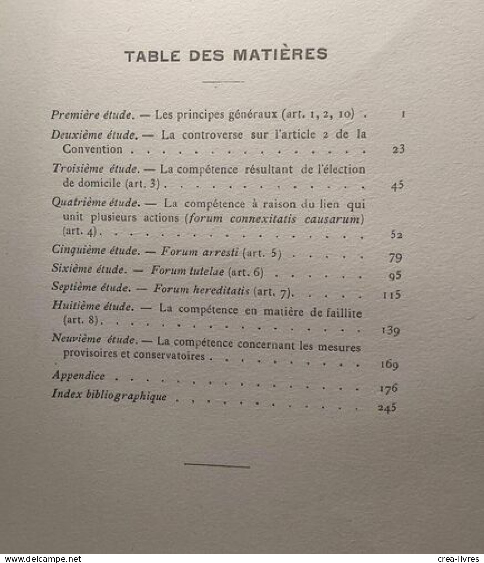 Études Sur La Convention Franco-belge Du 8 Juillet 1899 - Préface De M. Albéric Rolin - Politiek