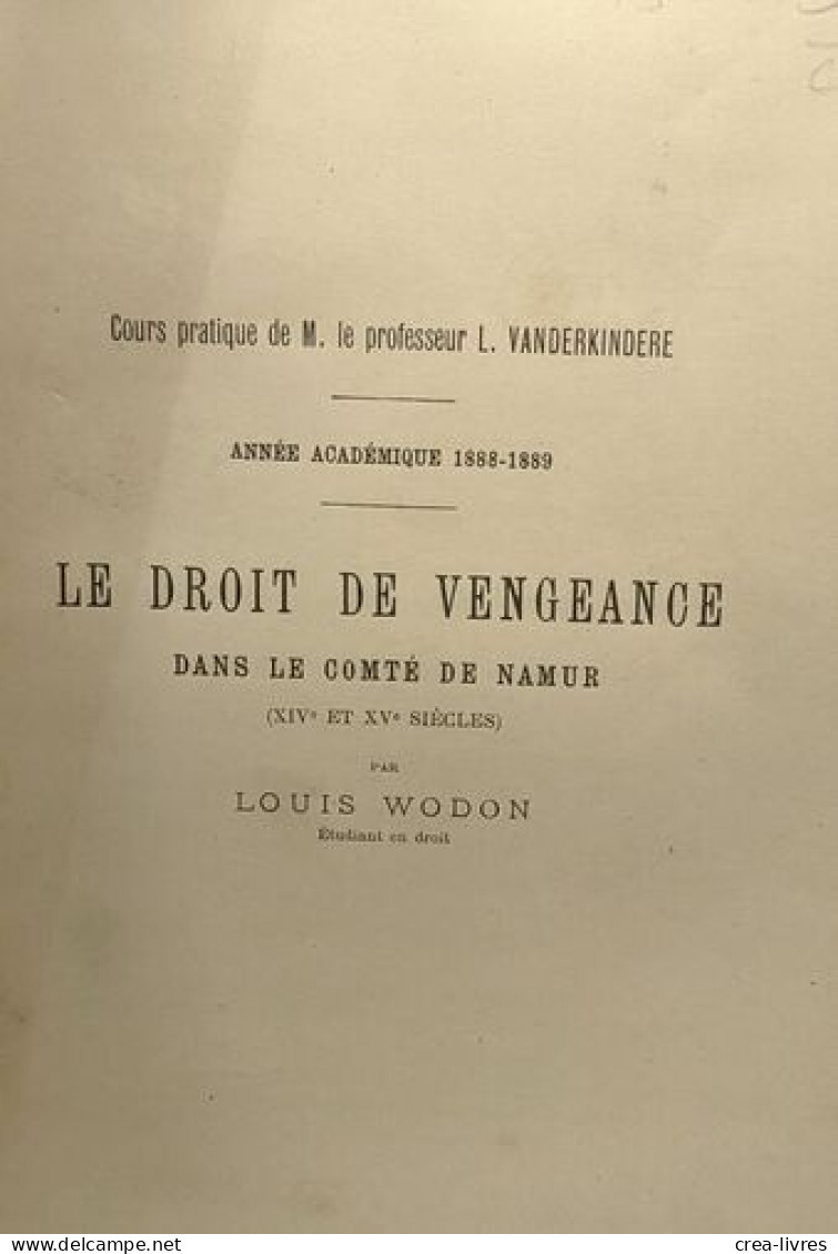 Annales De La Faculté De Philosophie Et Lettres - TOME I - Deuxième Fascicule / Université Libre De Bruxelles - Psychologie/Philosophie