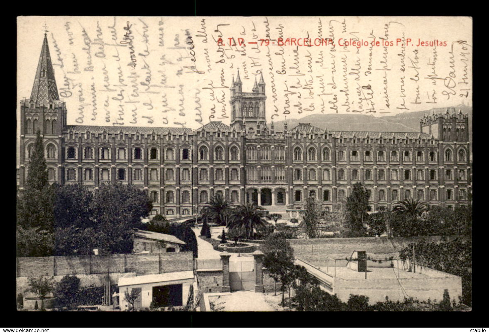 ESPAGNE - BARCELONA - COLEGIO DE LOS P.P. JESUITAS - Barcelona