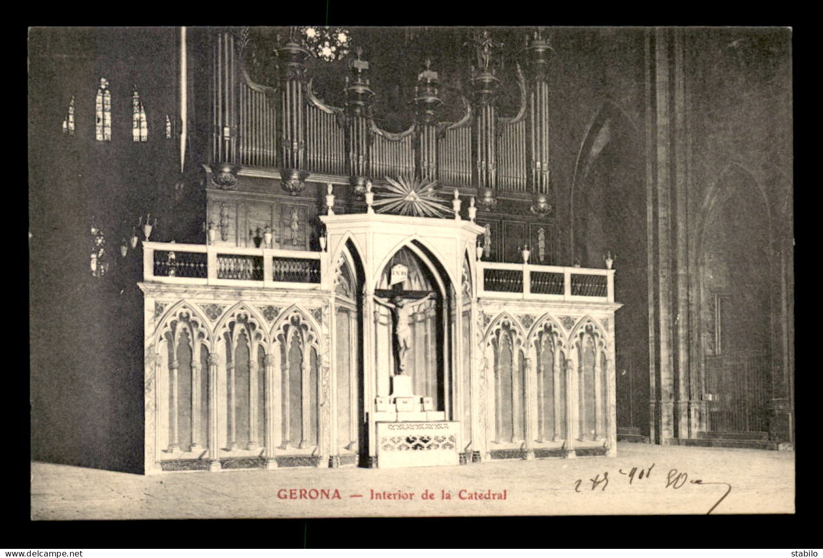 ESPAGNE - GERONA - INTERIOR DE LA CATEDRAL  - Gerona