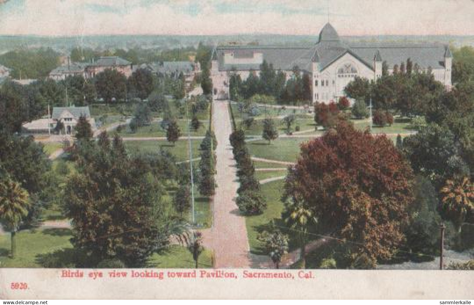 18435 - USA, Kalifornien - Pavillion - Sacramento Ca. - 1908 - Autres & Non Classés