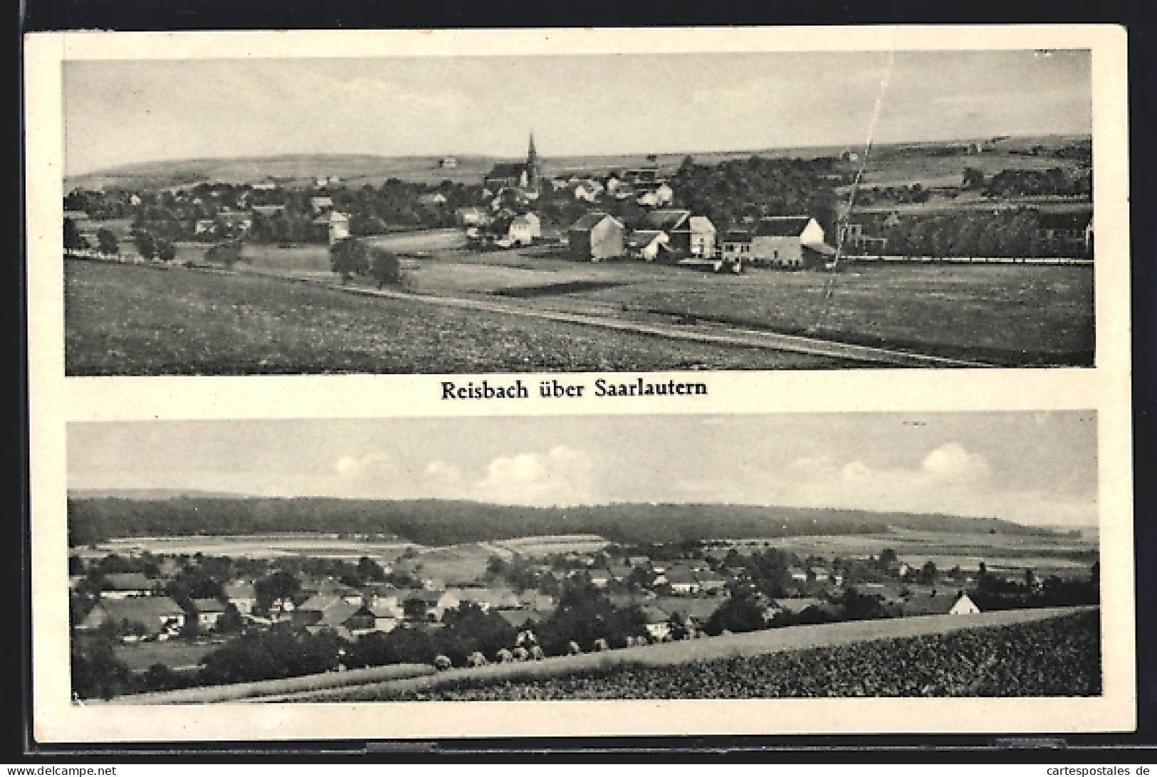 AK Reisbach über Saarlautern, Ortsansicht, Panorama  - Other & Unclassified