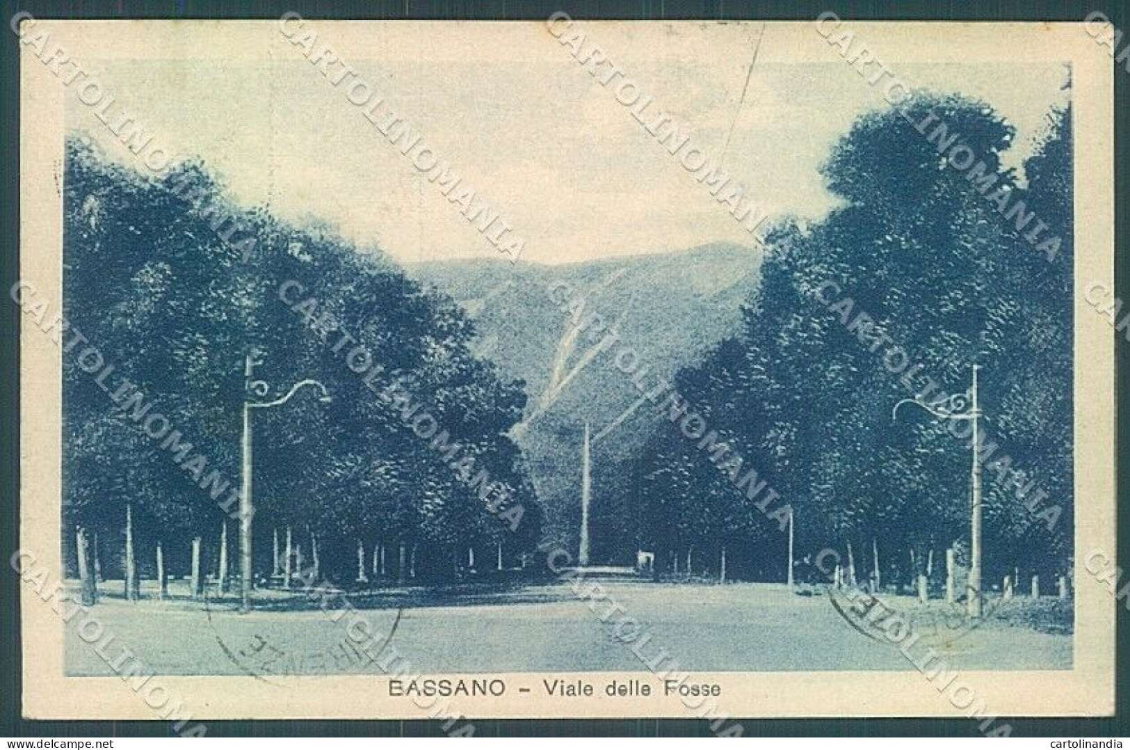 Vicenza Bassano Del Grappa Viale Delle Fosse Cartolina JK4032 - Vicenza