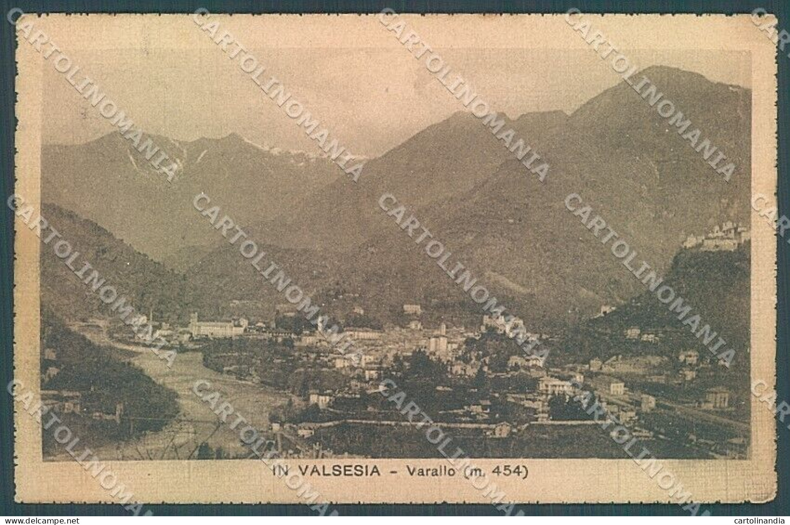 Vercelli Varallo Valsesia Cartolina JK2084 - Vercelli