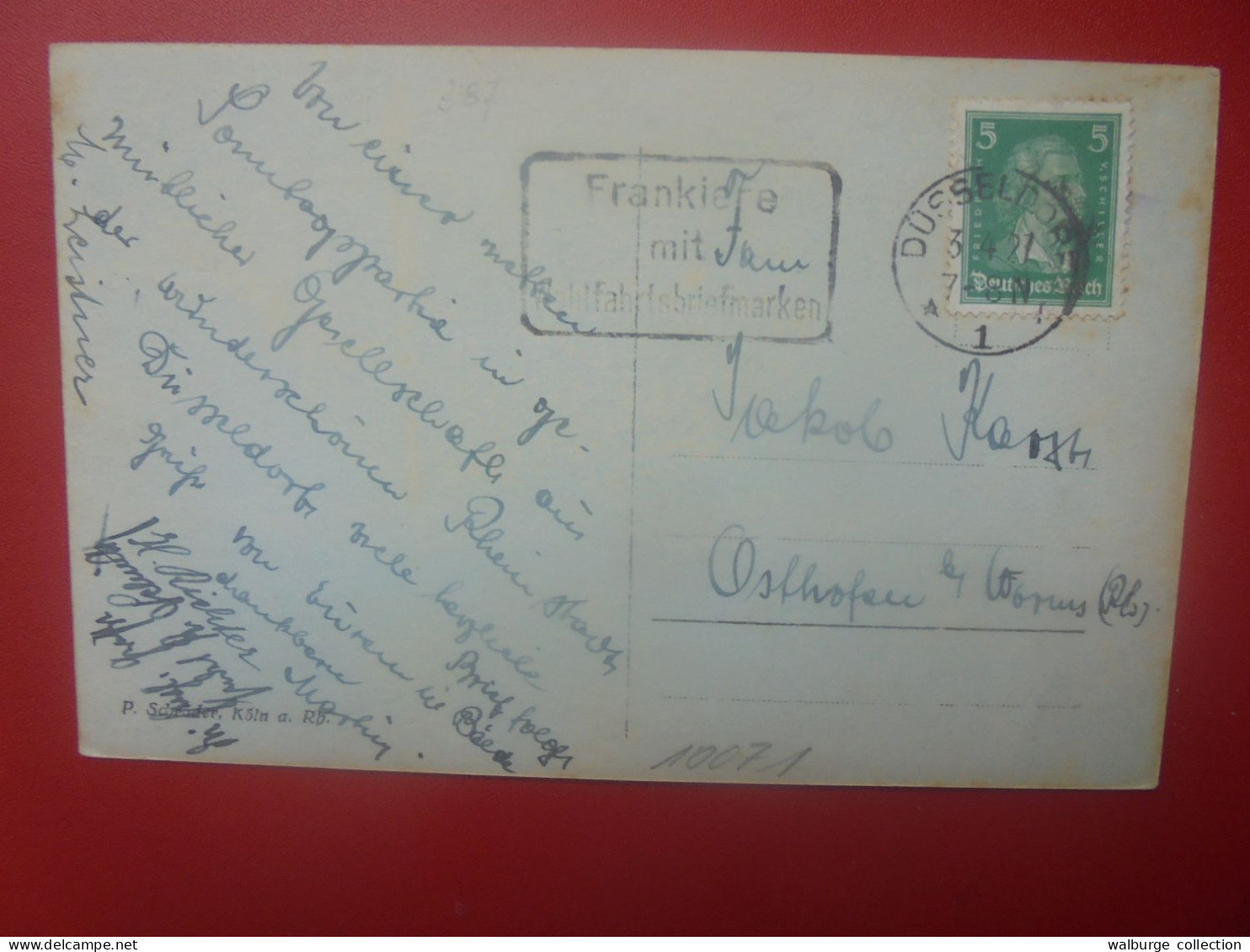 DEUTSCHES REICH-WEIMAR 1927 (C) - Briefkaarten