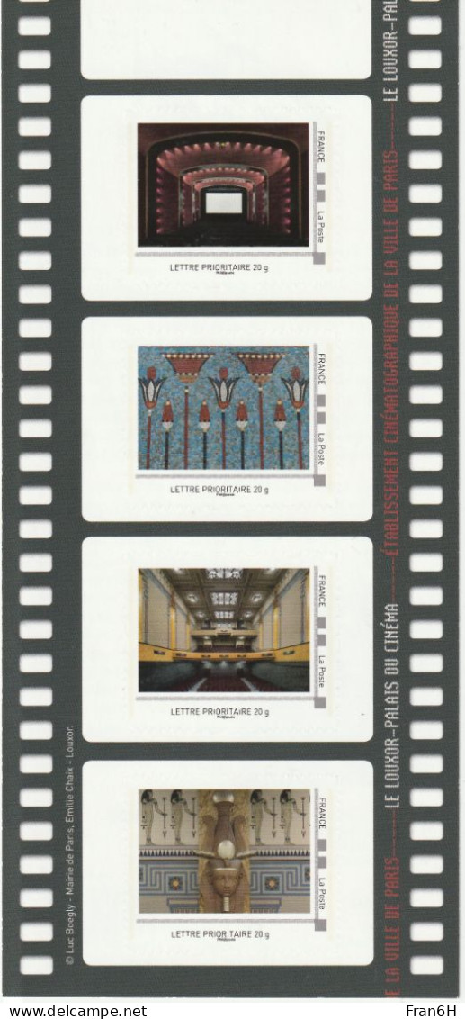 Cinema Le Louxor - Neuf - 4 Timbres VP - Autoadhesif - Autocollant - Collector - Collectors