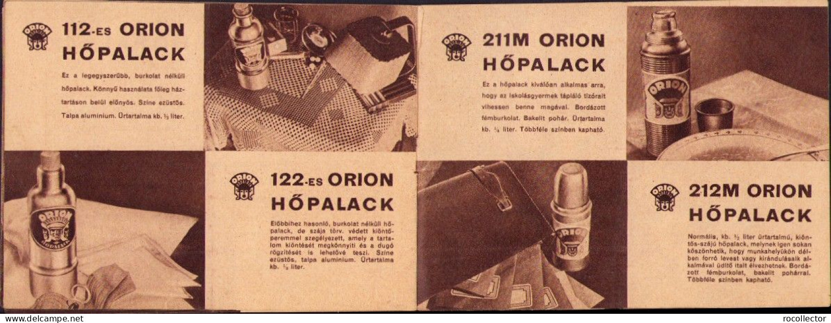 Radio Orion advertising brochure, 1941, Budapest A2373