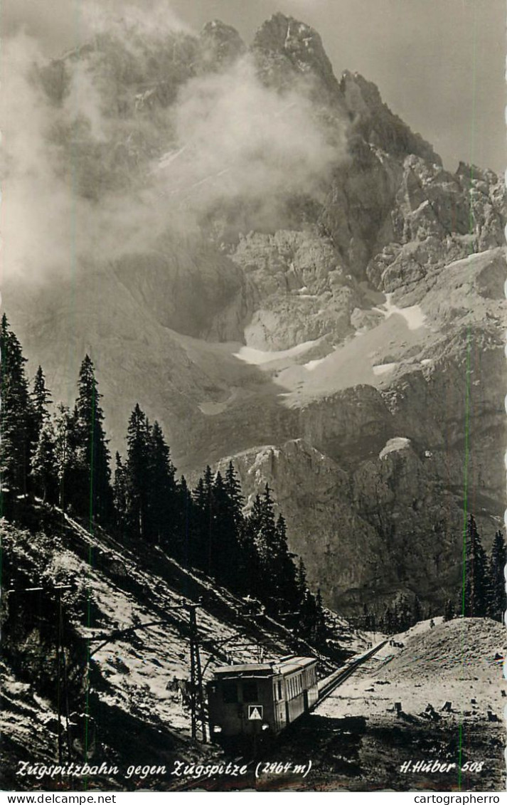 Germany Zugspitzebahn Gegen Zugspitze Mountain Railway - Andere & Zonder Classificatie