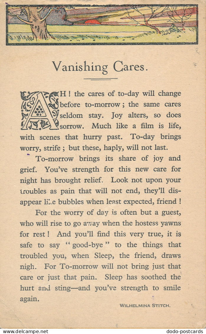 PC45784 Vanishing Cares. Valentine. Fragrant Minute. No 1507 - Monde