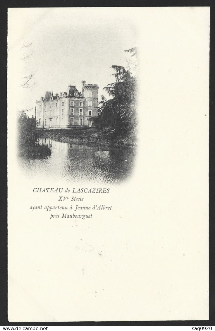 Château De Lascazires XVe Siècle Près Maubourguet - Autres & Non Classés