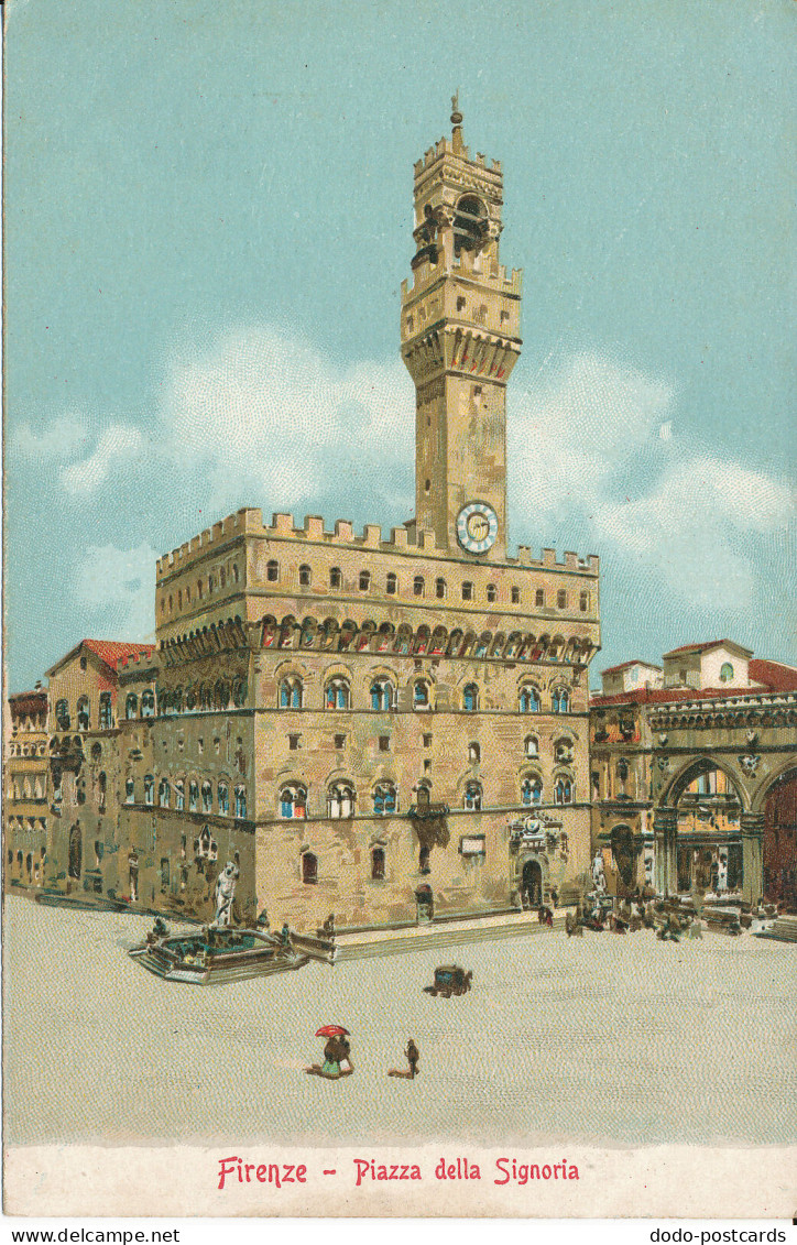 PC46957 Firenze. Piazza Della Signoria. Ferd. Gobbato. B. Hopkins - Monde