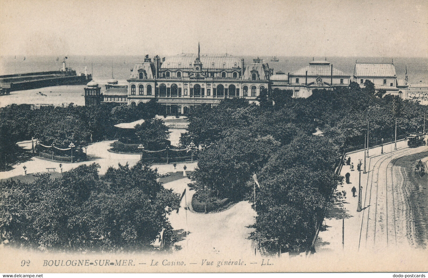 PC46592 Boulogne Sur Mer. Le Casino. Vue Generale. Levy Fils. No 92. B. Hopkins - Welt