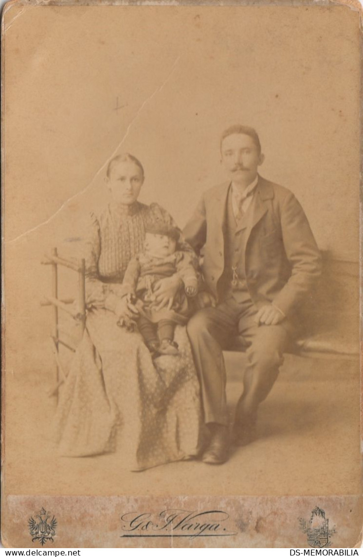 Couple With Baby Atelier Varga Zagreb Croatia - Alte (vor 1900)