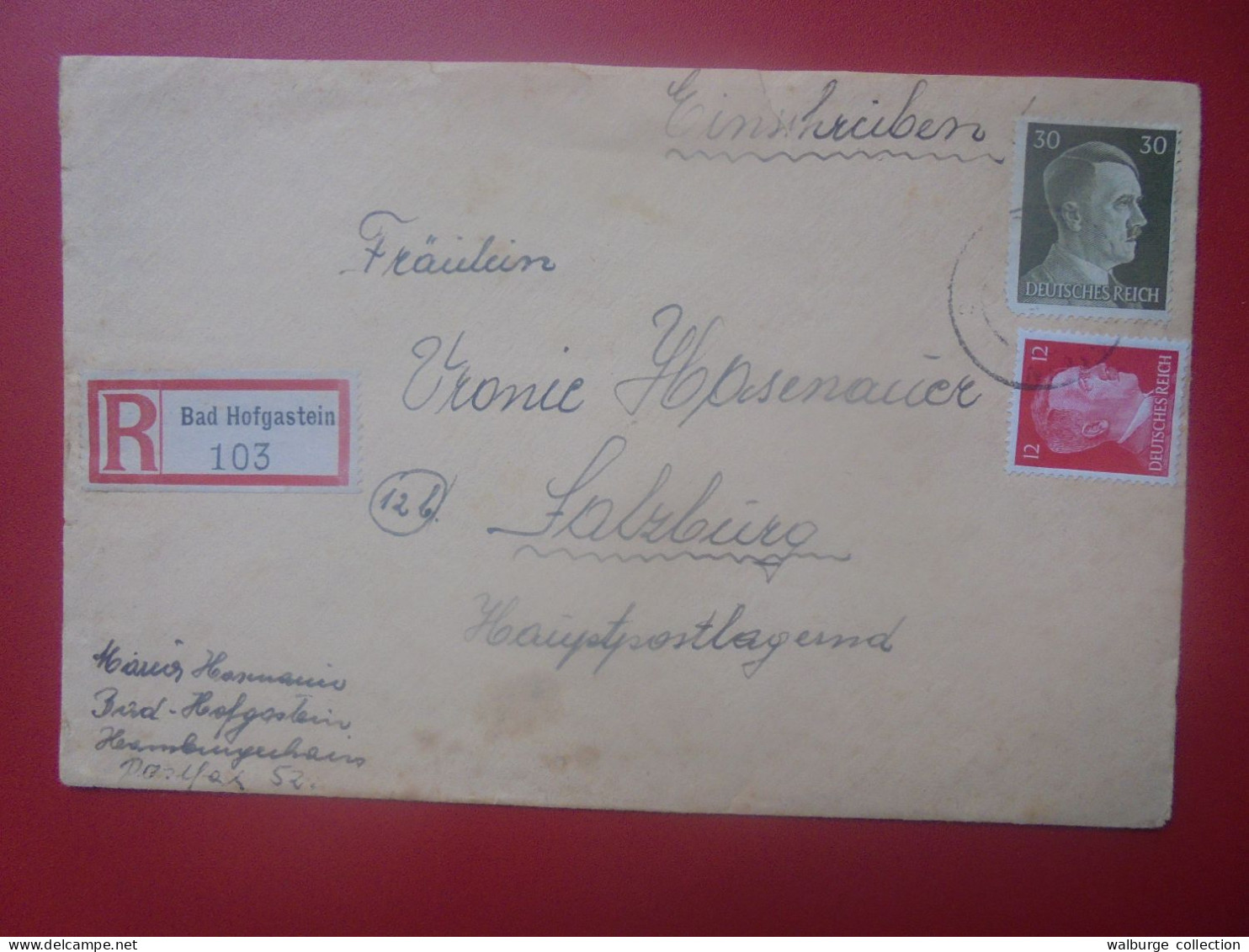 3eme REICH 1944 (C) (Les Grands Formats Doivent Parfois être Pliés En 2 Pour L'envoi !) - Briefe U. Dokumente