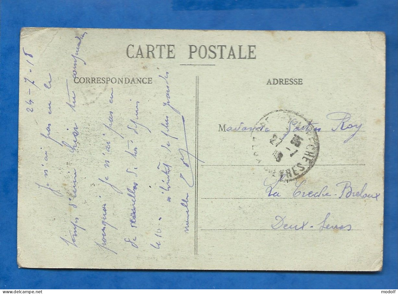 CPA - 51 - Sézanne - Vue Générale - Circulée En 1918 - Sezanne