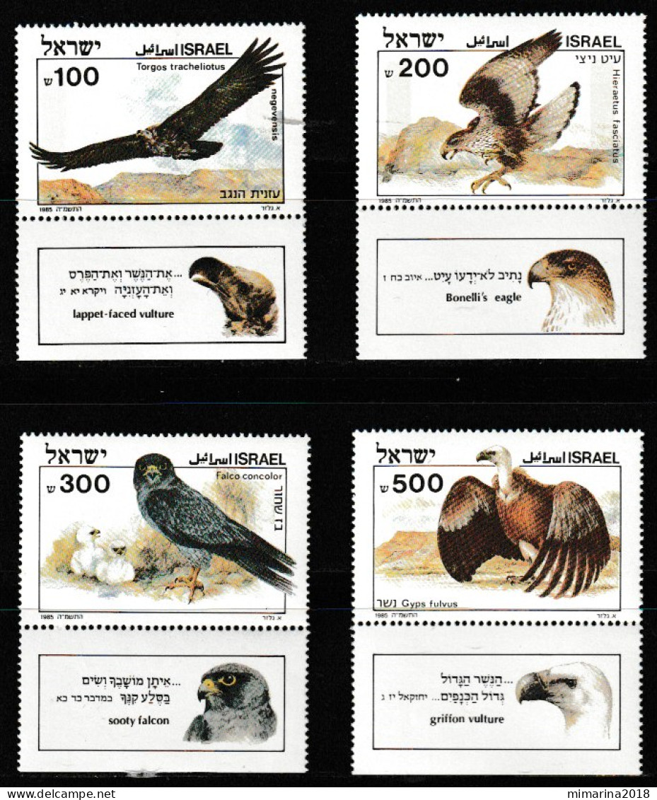 ISRAEL 1985  MNH  "BIRDS" - Autres & Non Classés