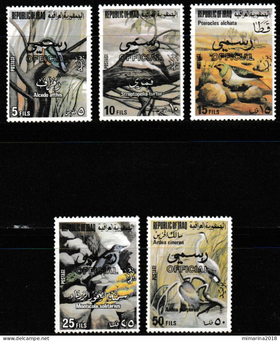 IRAQ  IRAK 1976  MNH  "BIRDS"  OFFICIAL - Autres & Non Classés