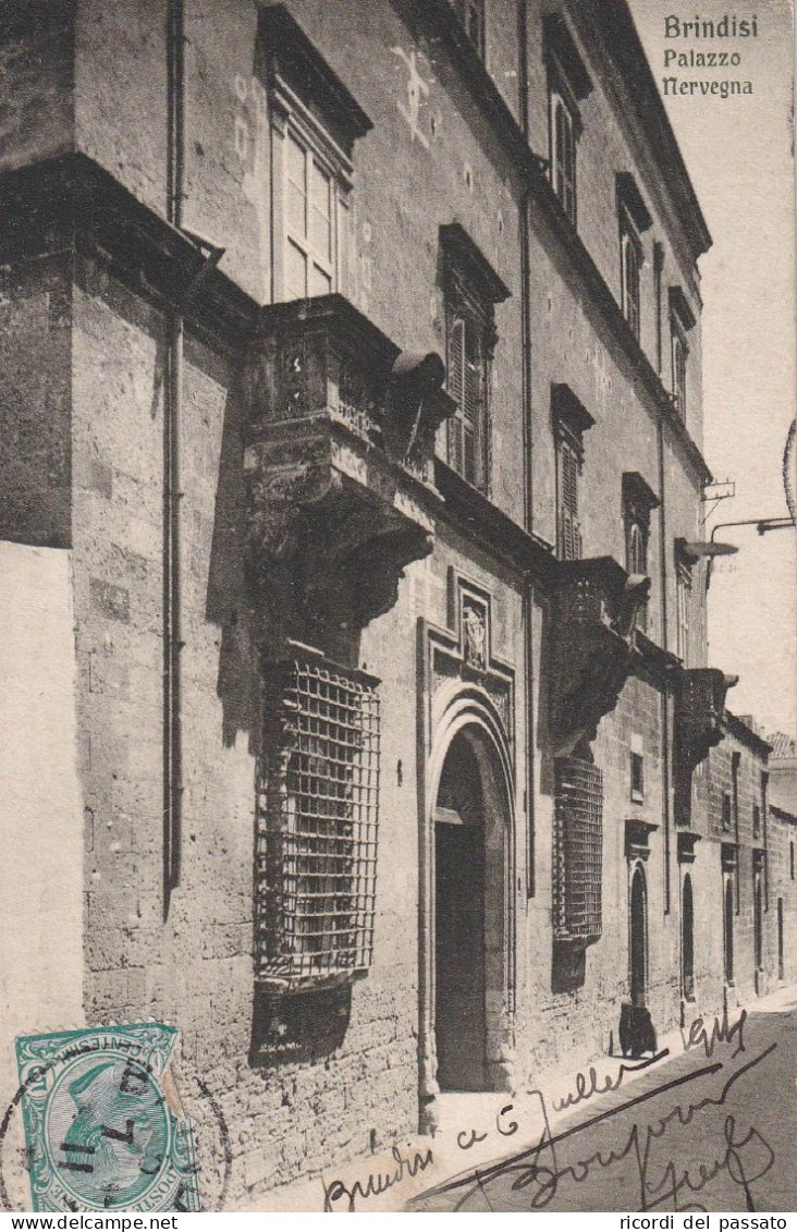 Cartolina Brindisi - Palazzo Nervegna - Brindisi