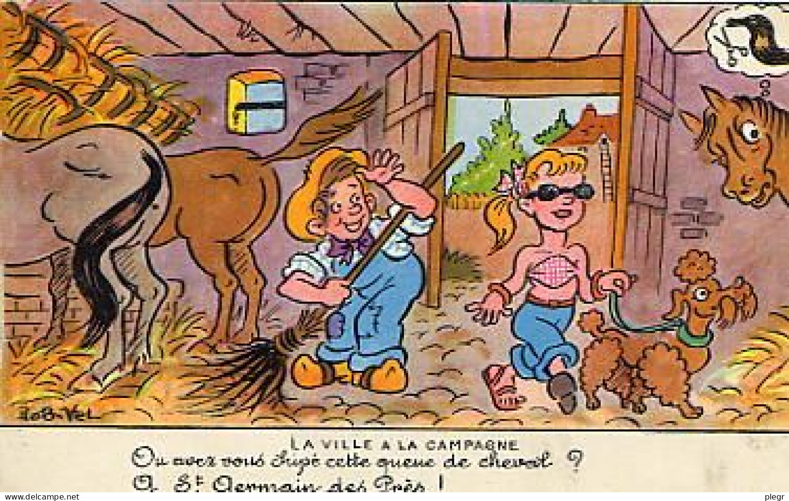 5-HUM 13 - LA VILLE A LA CAMPAGNE - Humour