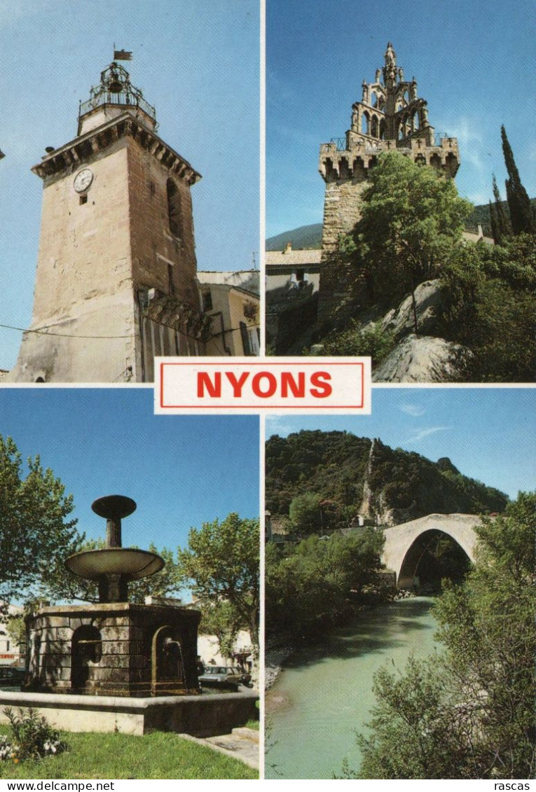 CPM - R - DROME - NYONS - MULTIVUES - Nyons