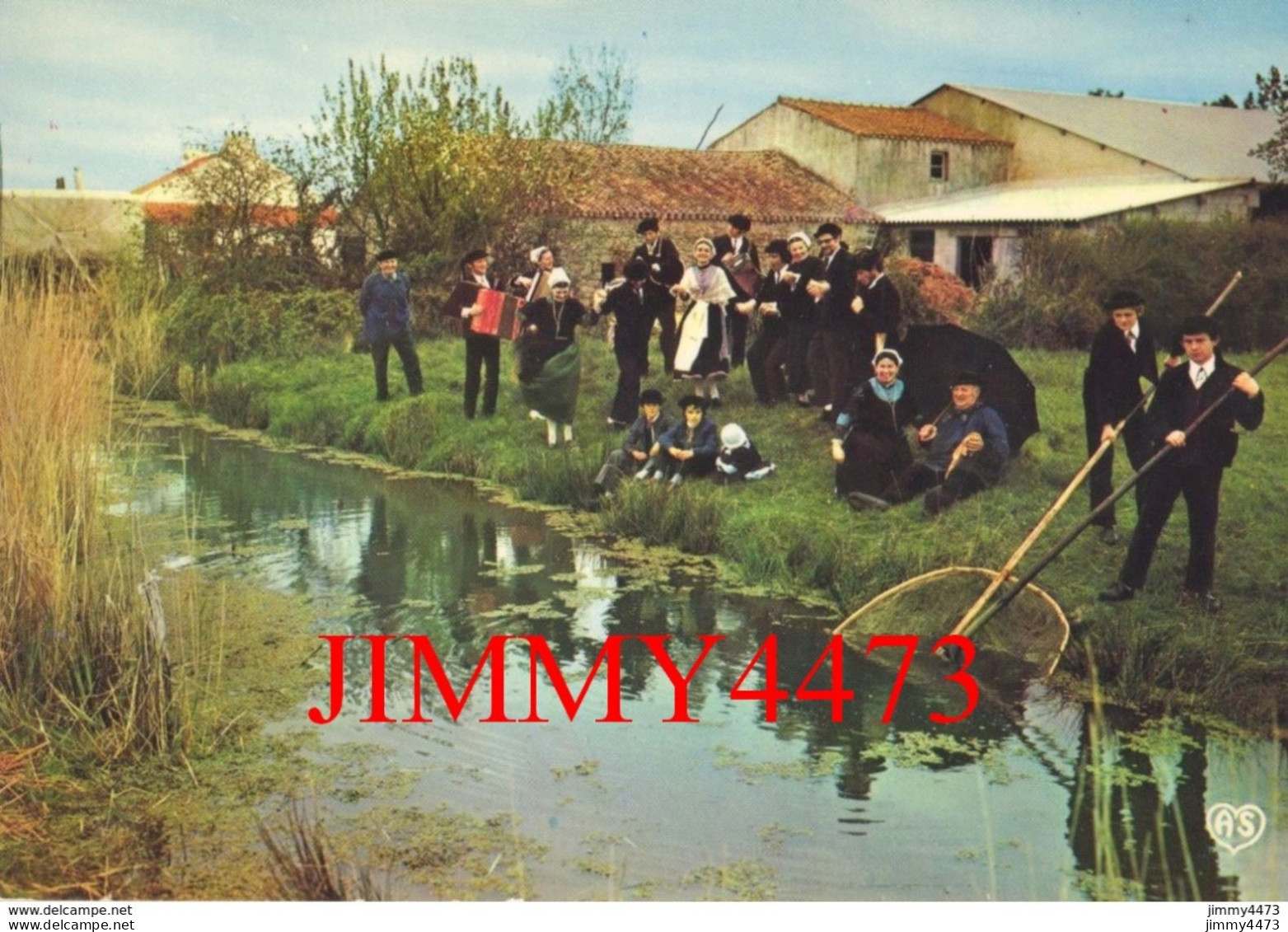 CPM - FOLKLORE MARAICHIN - Groupe Le Bouquet D' Ajoncs - BOIS DE CENE ( Canton Challans Vendée ) N°146 - Ed. ARTAUD - Challans