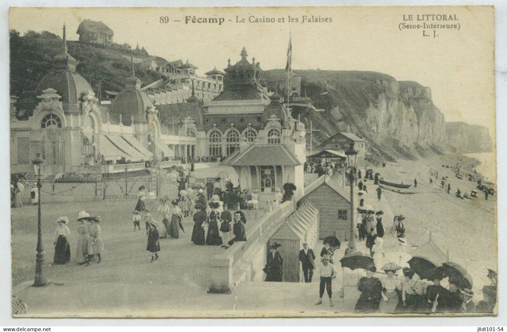 76 - Fécamp, Le Casino Et Les Falaises (lt8) - Fécamp