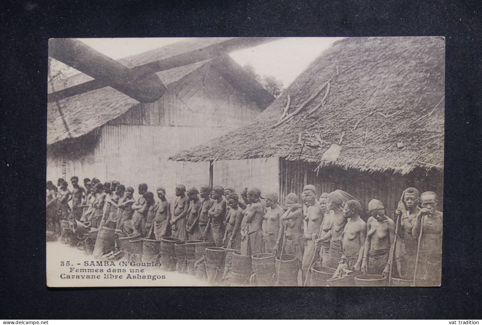 GABON - Affranchissement De Port Gentil Sur Carte Postale (Samba ) En 1924 Pour Libreville  - L 150947 - Lettres & Documents
