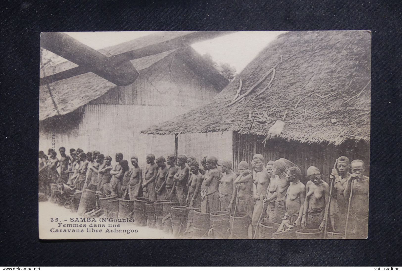 GABON - Affranchissement De Port Gentil Sur Carte Postale (Samba ) En 1924 Pour Libreville  - L 150947 - Storia Postale